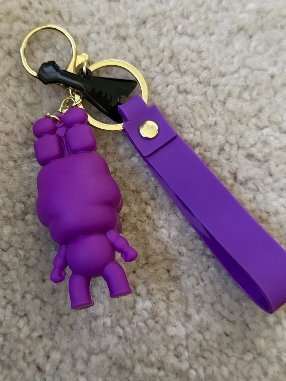 Purple Bunny Keychain - Kids Toy Accessory